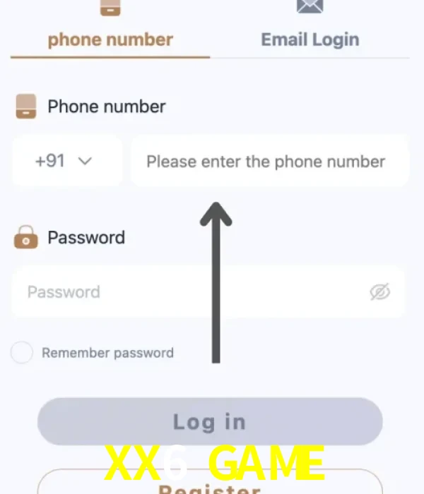 XX6 GAME login